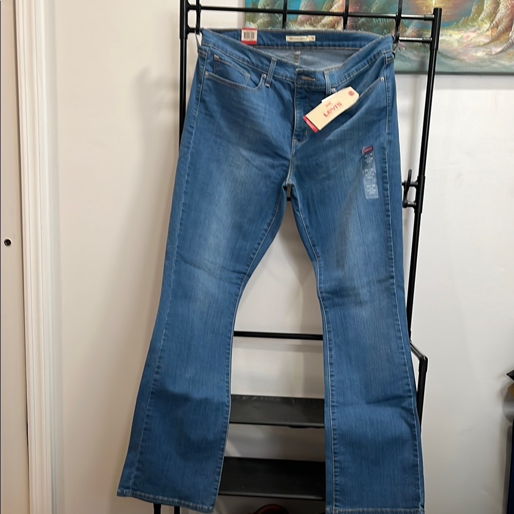 Levi's Women's Light Blue Flare Jeans
